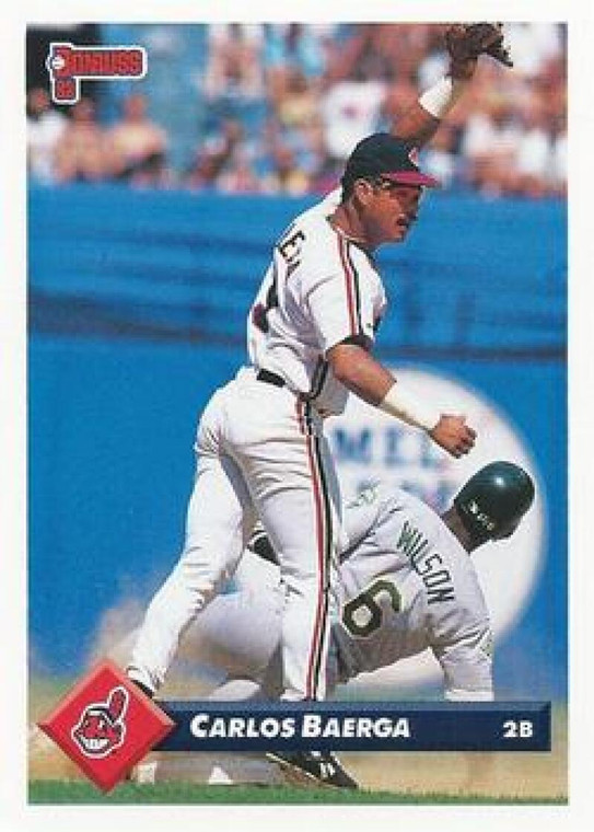 1993 Donruss #405 Carlos Baerga VG Cleveland Indians 
