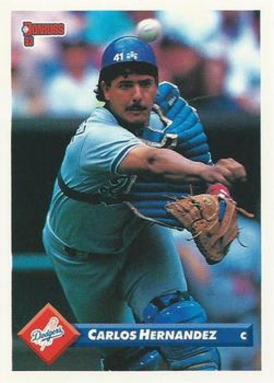 1993 Donruss #406 Carlos Hernandez VG Los Angeles Dodgers 