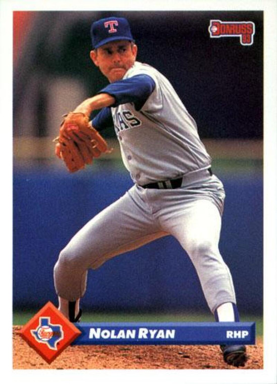 1993 Donruss #423 Nolan Ryan VG Texas Rangers 