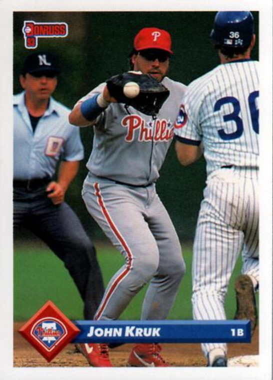 1993 Donruss #436 John Kruk VG Philadelphia Phillies 
