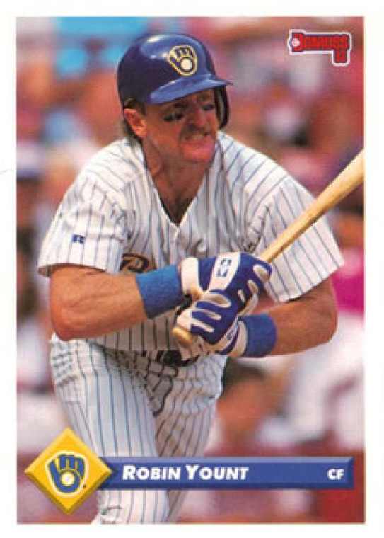 1993 Donruss #441 Robin Yount VG Milwaukee Brewers 