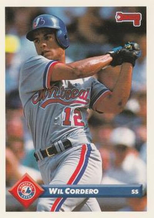 1993 Donruss #432 Wil Cordero VG Montreal Expos 