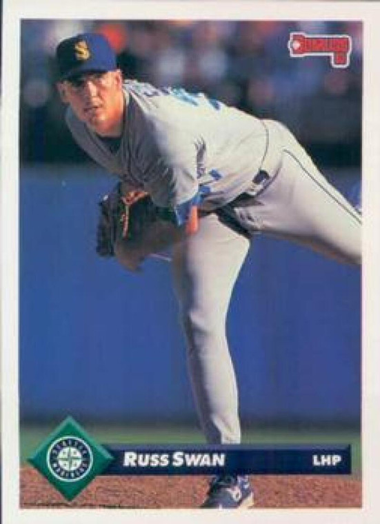 1993 Donruss #713 Russ Swan VG Seattle Mariners 