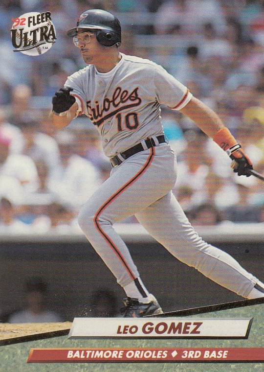 1992 Ultra #4 Leo Gomez VG Baltimore Orioles 