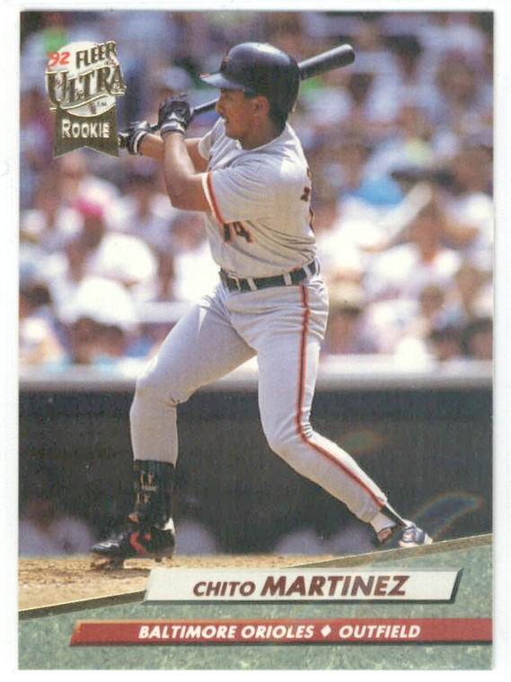 1992 Ultra #7 Chito Martinez VG Baltimore Orioles 