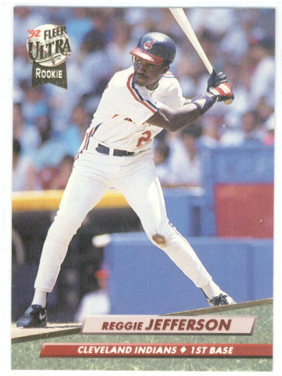 1992 Ultra #50 Reggie Jefferson UER VG Cleveland Indians 