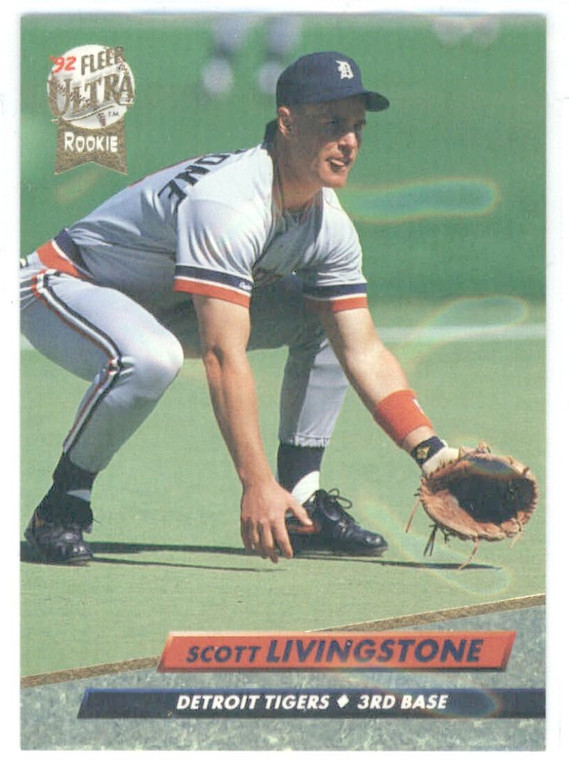 1992 Ultra #61 Scott Livingstone VG Detroit Tigers 