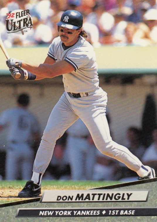 1992 Ultra #105 Don Mattingly VG New York Yankees 