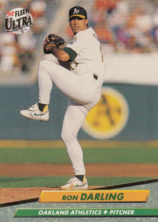 1992 Ultra #111 Ron Darling VG Oakland Athletics 