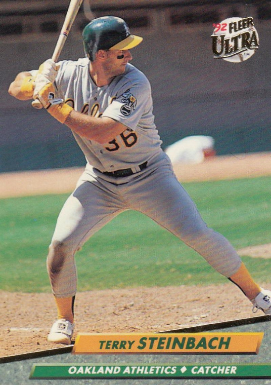 1992 Ultra #116 Terry Steinbach VG Oakland Athletics 