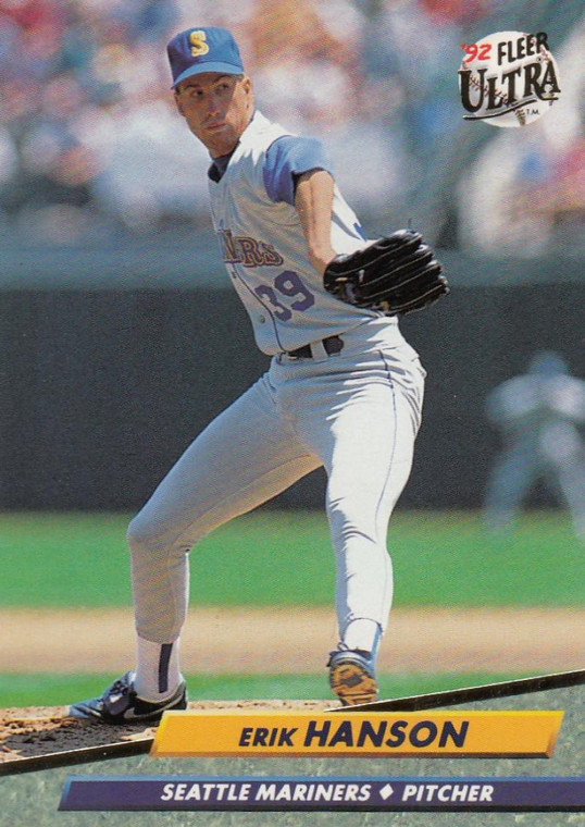 1992 Ultra #124 Erik Hanson VG Seattle Mariners 