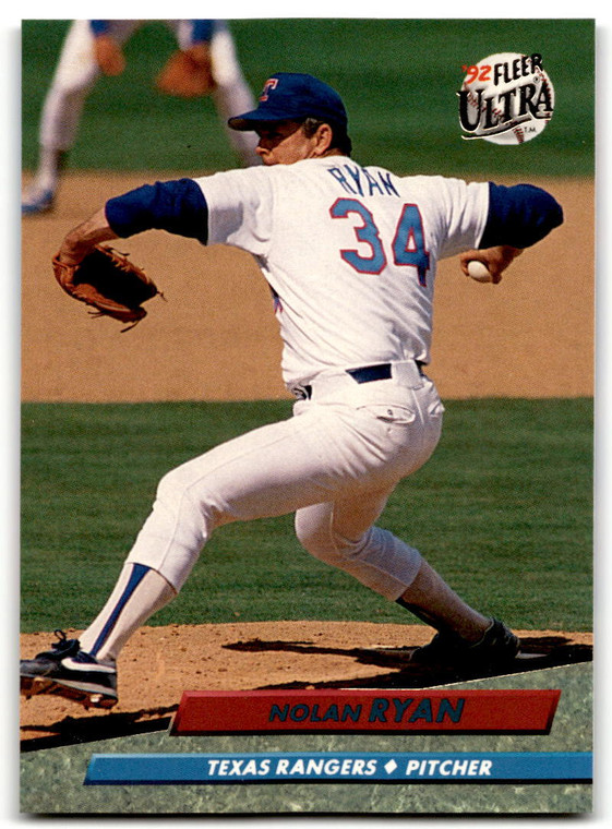 1992 Ultra #141 Nolan Ryan VG Texas Rangers 