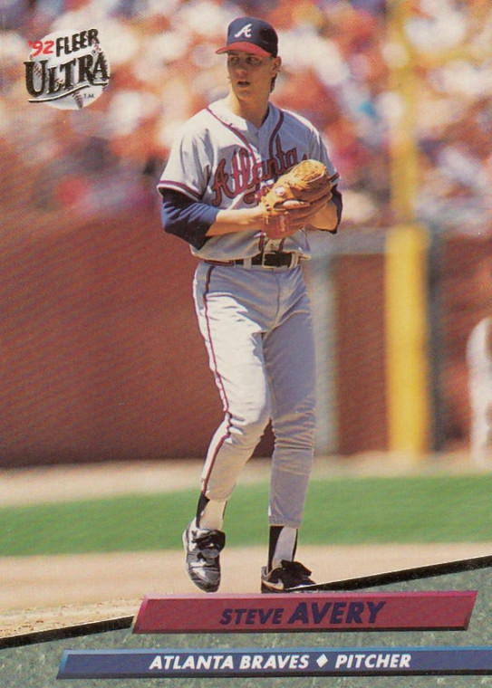 1992 Ultra #157 Steve Avery VG Atlanta Braves 