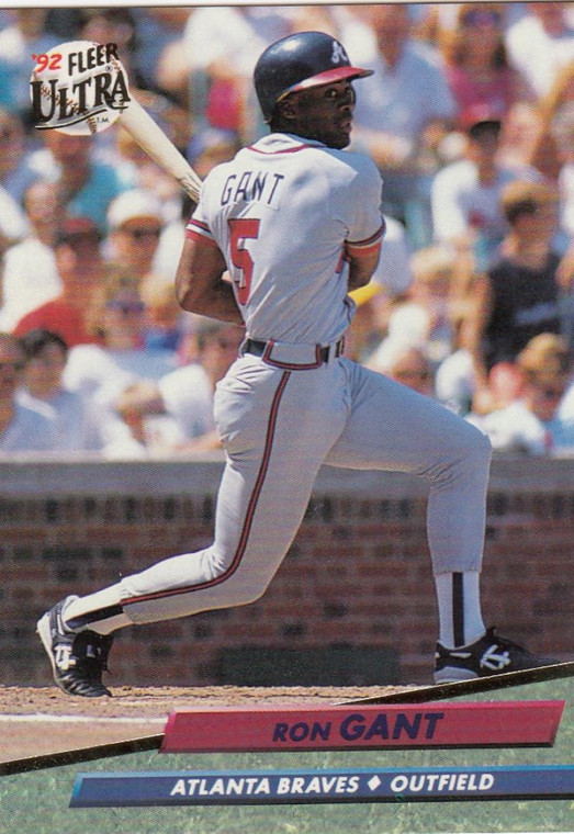 1992 Ultra #161 Ron Gant VG Atlanta Braves 