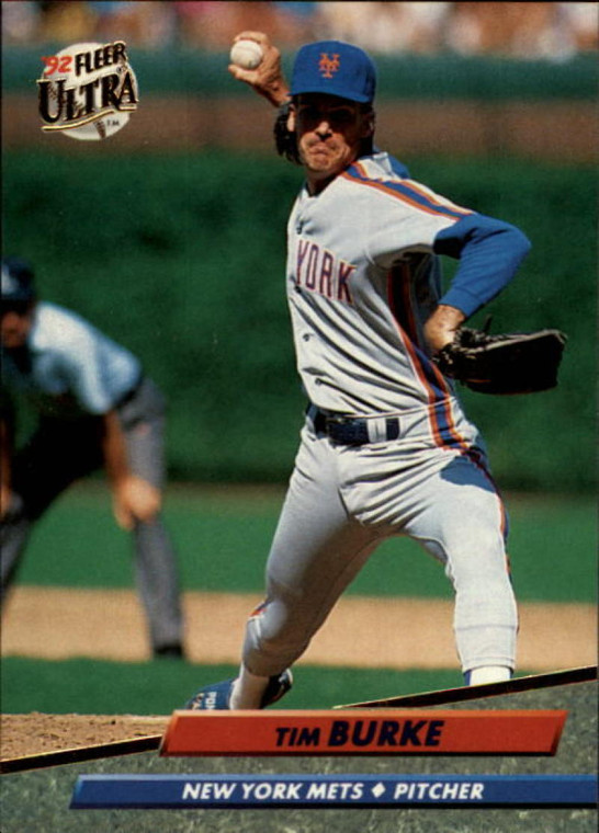 1992 Ultra #228 Tim Burke VG New York Mets 