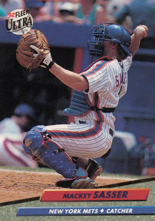 1992 Ultra #237 Mackey Sasser VG New York Mets 