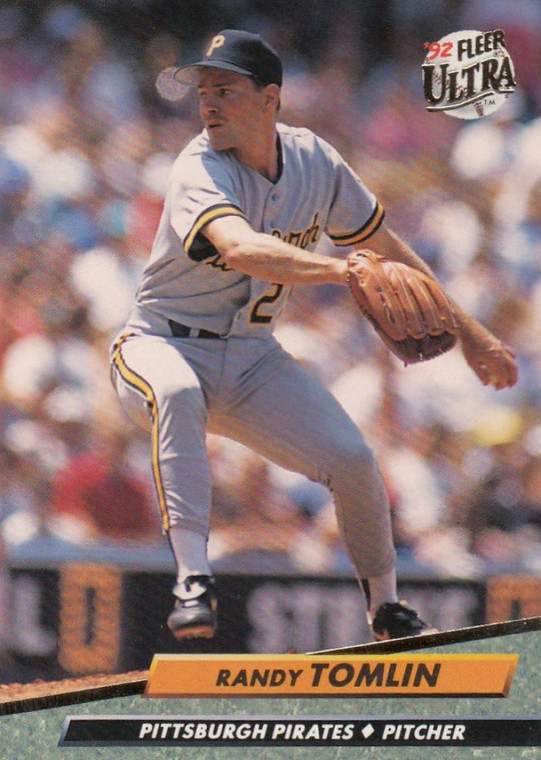 1992 Ultra #261 Randy Tomlin VG Pittsburgh Pirates 