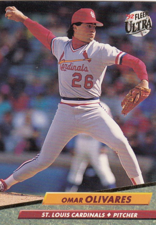 1992 Ultra #266 Omar Olivares VG St. Louis Cardinals 