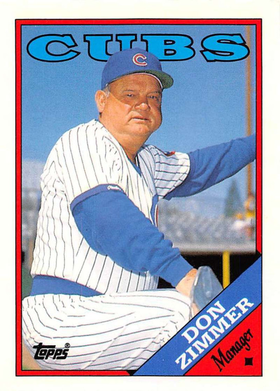 1988 Topps Traded #131T Don Zimmer MG NM-MT Chicago Cubs 