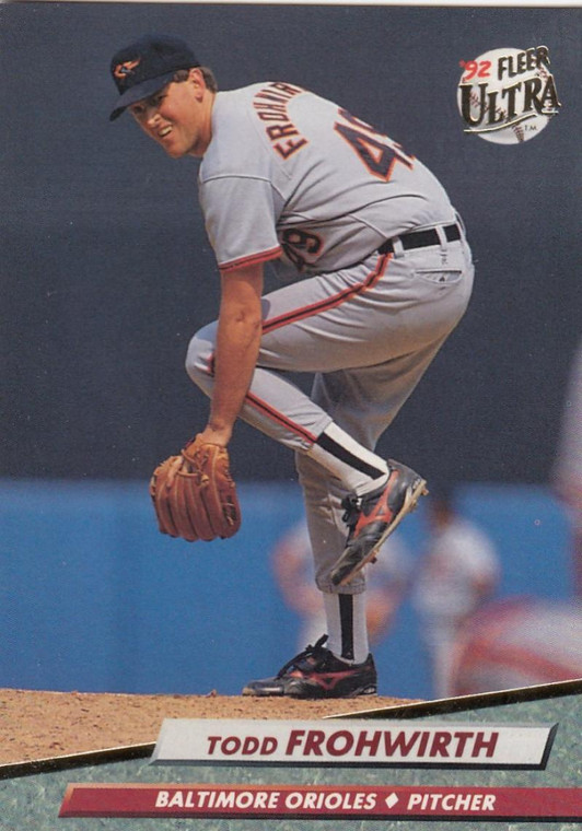 1992 Ultra #302 Todd Frohwirth VG Baltimore Orioles 