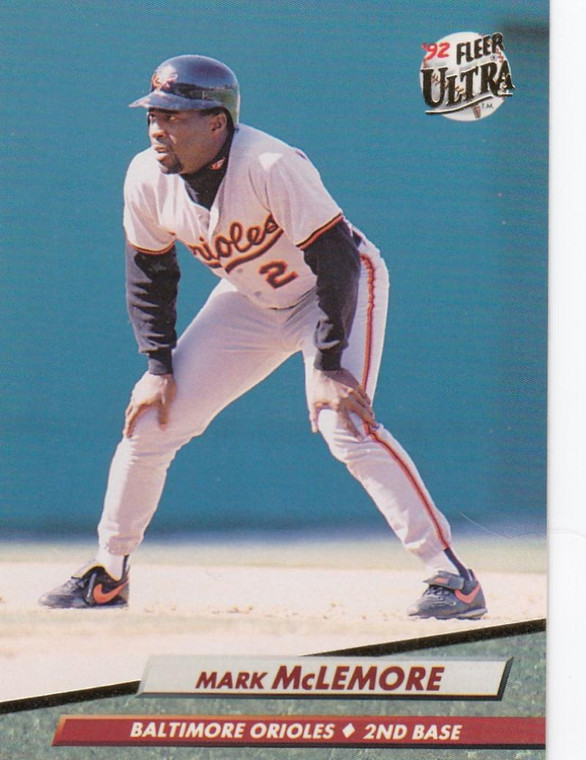 1992 Ultra #304 Mark McLemore VG Baltimore Orioles 