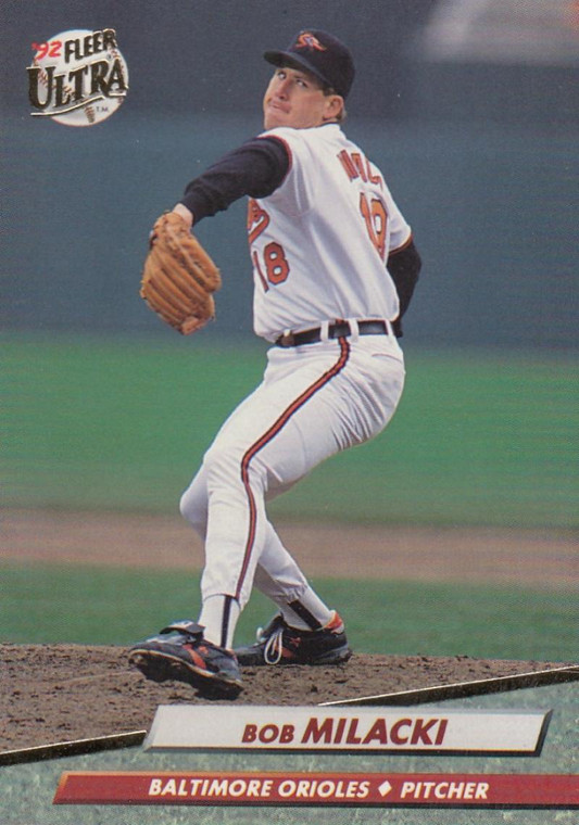 1992 Ultra #306 Bob Milacki VG Baltimore Orioles 