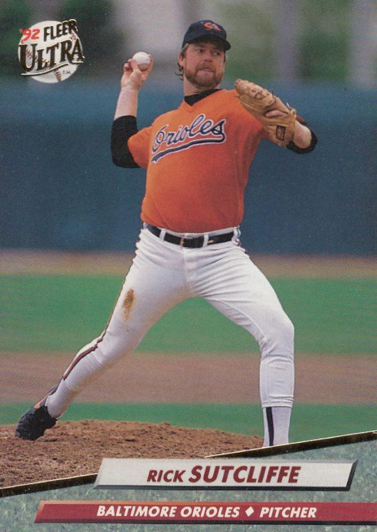 1992 Ultra #309 Rick Sutcliffe VG Baltimore Orioles 