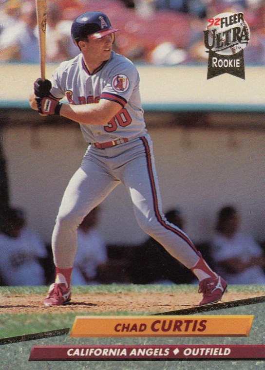 1992 Ultra #323 Chad Curtis VG RC Rookie California Angels 