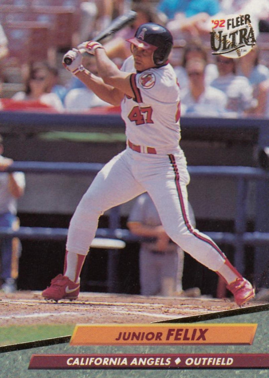 1992 Ultra #325 Junior Felix VG California Angels 