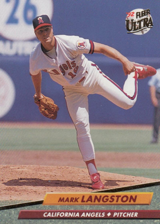 1992 Ultra #327 Mark Langston VG California Angels 