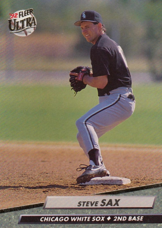 1992 Ultra #341 Steve Sax VG Chicago White Sox 