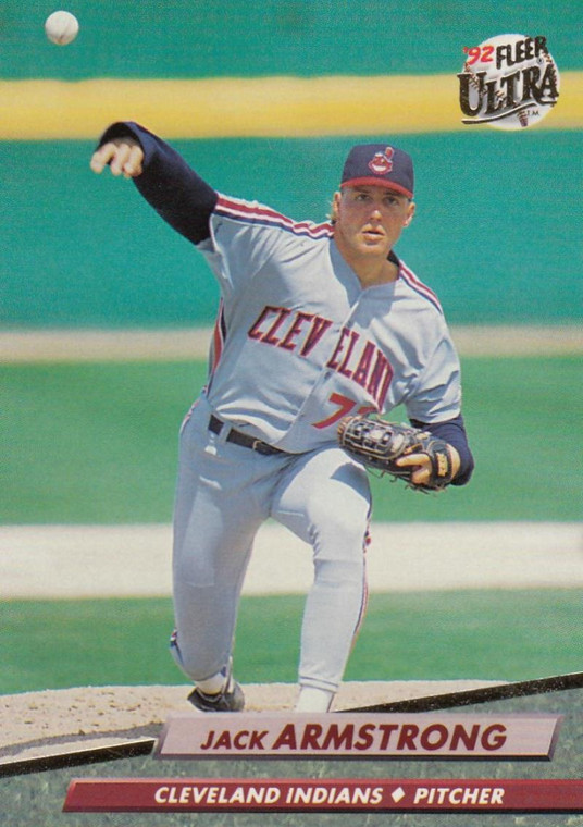 1992 Ultra #344 Jack Armstrong VG Cleveland Indians 