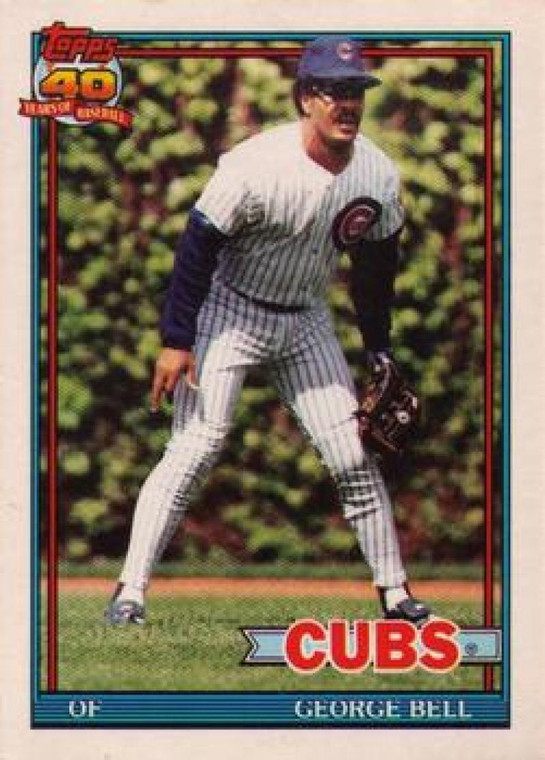 1991 Topps Traded #8T George Bell NM-MT Chicago Cubs 