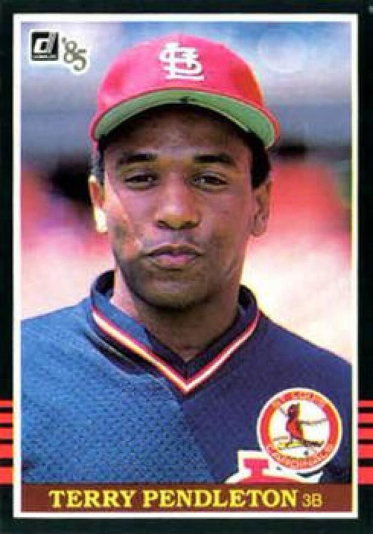 1985 Donruss #534b Terry Pendleton COR VG RC Rookie St. Louis Cardinals 