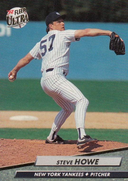 1992 Ultra #408 Steve Howe VG New York Yankees 
