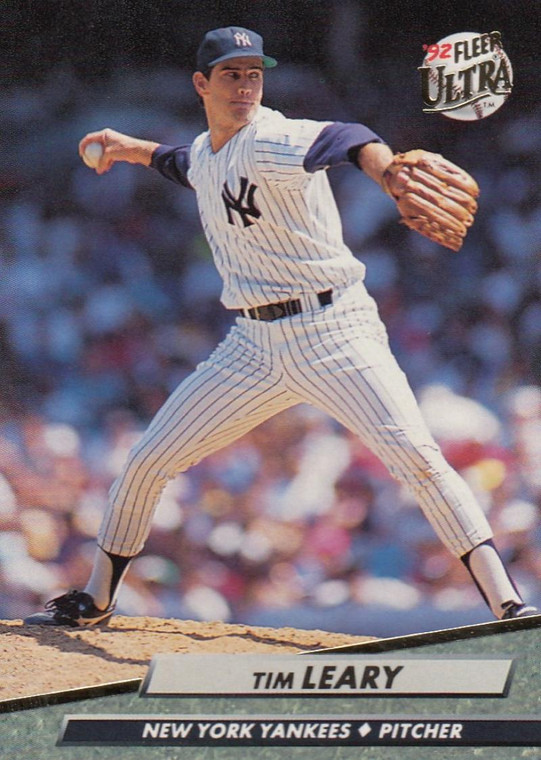 1992 Ultra #411 Tim Leary VG New York Yankees 
