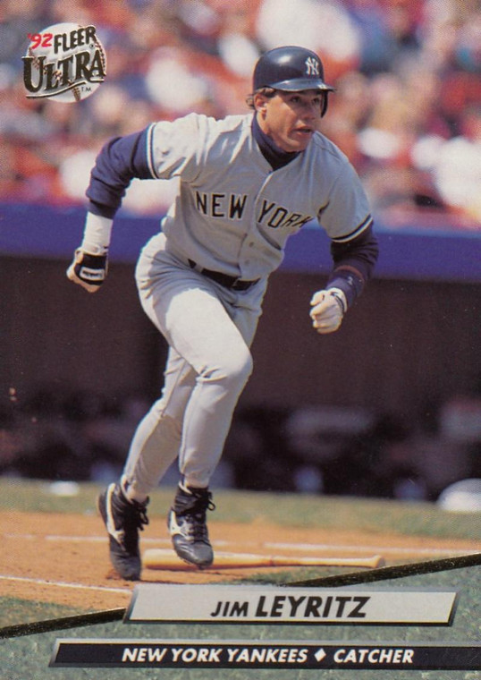 1992 Ultra #412 Jim Leyritz VG New York Yankees 