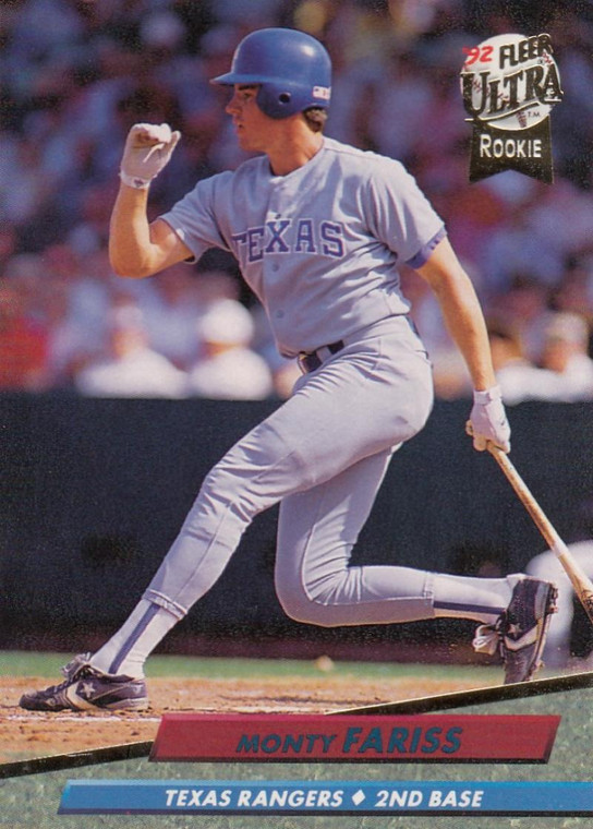 1992 Ultra #441 Monty Fariss VG Texas Rangers 