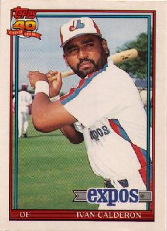 1991 Topps Traded #16T Ivan Calderon NM-MT Montreal Expos 