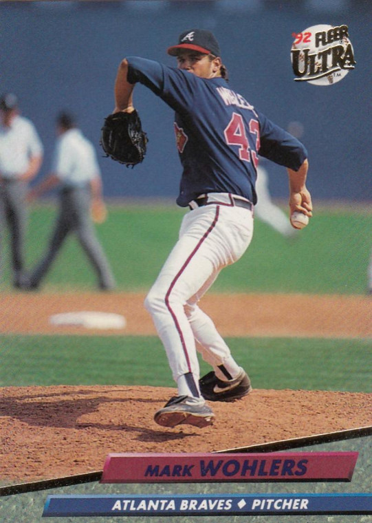 1992 Ultra #465 Mark Wohlers VG Atlanta Braves 