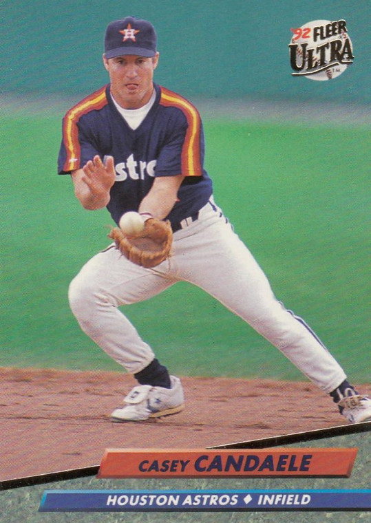 1992 Ultra #489 Casey Candaele VG Houston Astros 