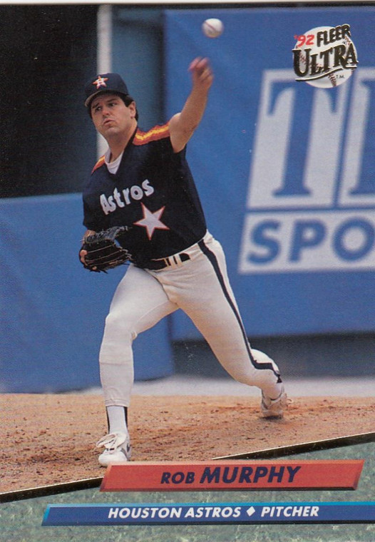 1992 Ultra #493 Rob Murphy VG Houston Astros 