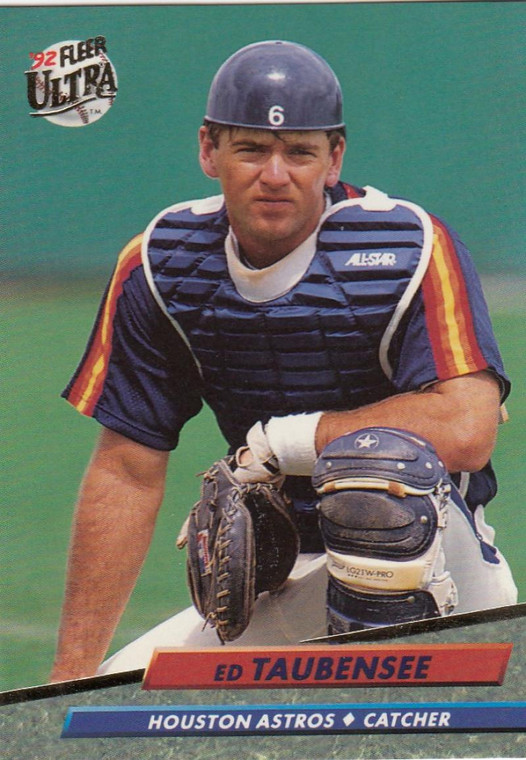 1992 Ultra #497 Eddie Taubensee VG RC Rookie Houston Astros 