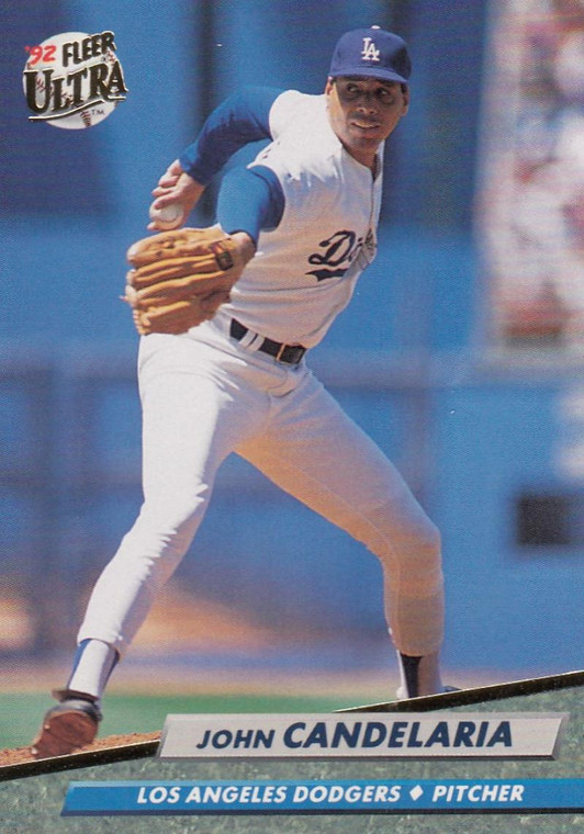 1992 Ultra #500 John Candelaria VG Los Angeles Dodgers 
