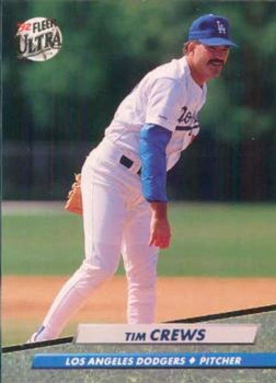 1992 Ultra #502 Tim Crews VG Los Angeles Dodgers 