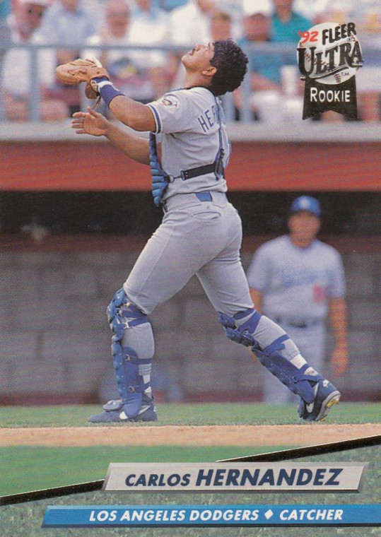 1992 Ultra #506 Carlos Hernandez VG Los Angeles Dodgers 