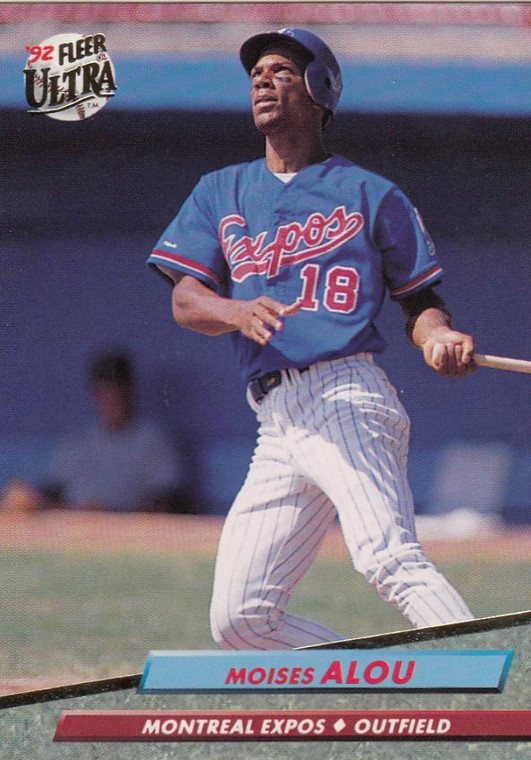 1992 Ultra #511 Moises Alou VG Expos
