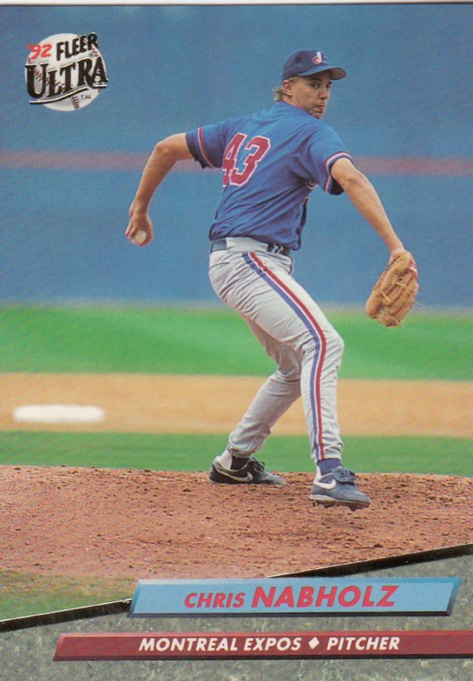 1992 Ultra #521 Chris Nabholz VG Montreal Expos 