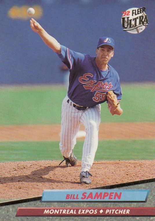 1992 Ultra #522 Bill Sampen VG Montreal Expos 