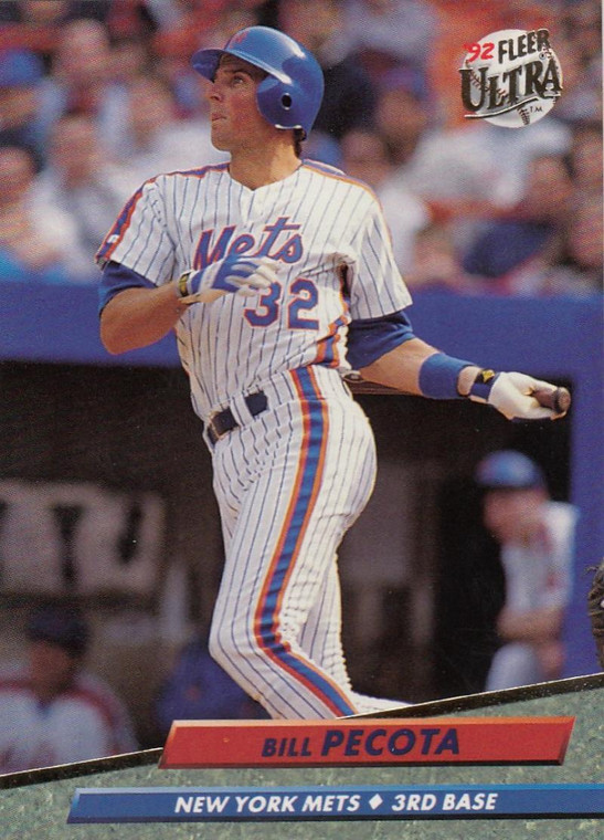 1992 Ultra #535 Bill Pecota VG New York Mets 